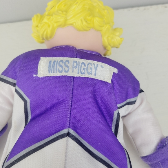 Miss Piggy Vintage Doll 1995 Muppets McDonalds NHL Collaboration - Picture 10 of 15